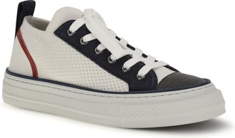 Brunello Cucinelli Womens Cotton Knit And Suede Sneakers With Precious Toe English White Upper: Cotton; Sole: Rubber