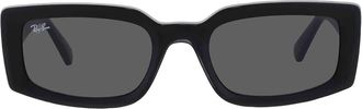 Ray-Ban Kiliane Bio Based Dark Grey Rectangular Unisex Sunglasses RB4395 667787 54