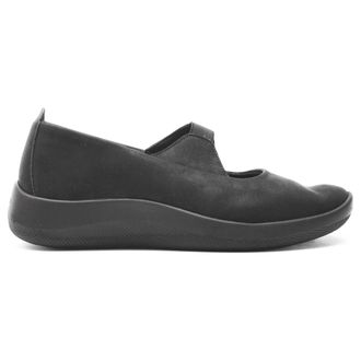 Arcopedico Heina Leather Womens Slip On Shoes - Fal Coll Black - Size:UK 4