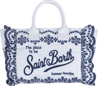 MC2 Saint Barth Handbags, female, White, Size: ONE SIZE Borsa Colette Volant