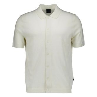 Bugatti Short Sleeve Shirts, male, Beige, Size: 3XL Polo 1/2 Arm
