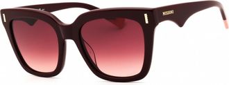 Missoni Ladies Red Rectangular Sunglasses MIS0206GS