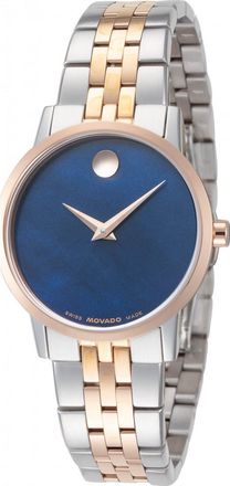 Movado Womens 0607268 Ladies Museum Watch - Silver - One Size