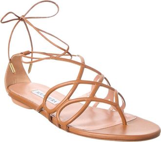 Aquazzura Infinito Leather Sandal