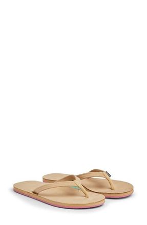 Hari Mari Fields Flip Flop in Sand/Pink at Nordstrom, Size 11