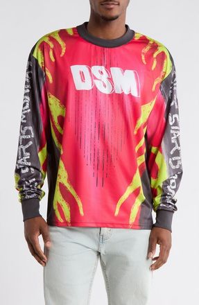 Diet Starts Monday Flame Logo Detail Top in Infrared/green at Nordstrom, Size Xx-Large