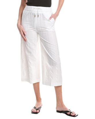 Fabiana Filippi Textured Poplin Cropped Trouser