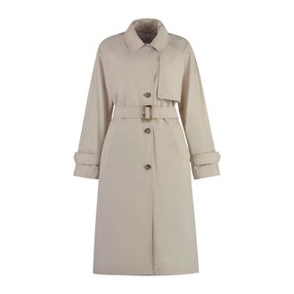 Woolrich Trench Coats, female, Beige, Size: XL Summer Trench
