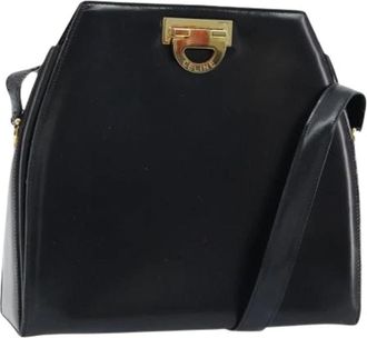 Celine Pre-owned Vintage Schoudertas - Dames - Vintage Schoudertas - Zwart - ONE Size - Leer - Vintage