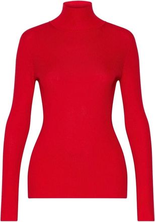 Marella Jersey de cuello alto Mlleresia - Knitwear - Mujer - Rojo - S