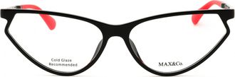 Max & Co. MO5026 Cat-Eye Eyeglasses - Black