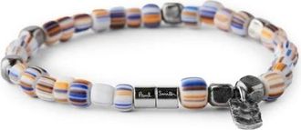 Paul Smith Bracelets, male, Multicolor, ONE SIZE, Stripe Bead Bracelet