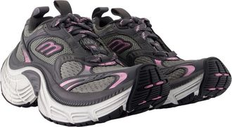 Balenciaga Womens Chunky Running-Inspired Sneaker Gray Synthetic