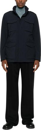 Herno Navy Blue Regular Jacket
