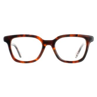 Moncler Square Womens Havana Glasses - Brown - One Size