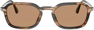 Persol square-frame sunglasses - unisex - Acetate - 54 - Brown