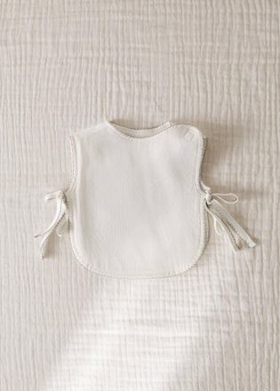 Mango Bavaglino cotone bordo decorativo verde - Home - Taglia unica - MANGO HOME