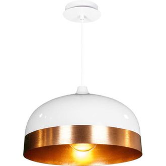 Fabrilamp Colgante Edison 1xe27 Al.reg.xd.33cm Blanco/oro