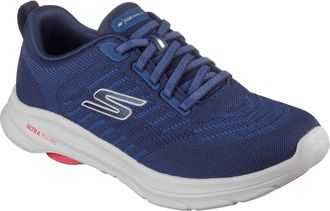Skechers GO Walk 8 Day Textile Mens Navy/Red Standard Trainers - Size UK 11