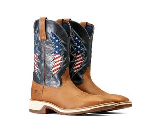 Ariat Ridgeback Venttek Western Boot Mens Boots Georgia Clay : 7.5 D - Medium, Leather