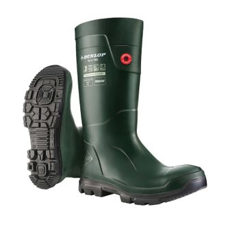 Dunlop Unisex Adult Purofort TerraPRO Wellington Boots (Safety Green) - Lime Green - Size UK 11