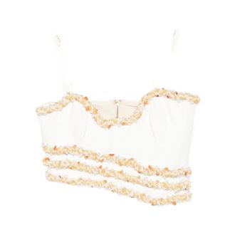 PatBo Sleeveless Tops, female, White, Size: XS Top Patbo