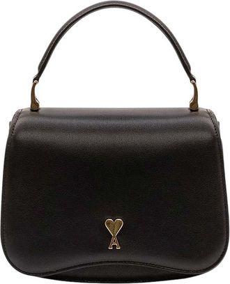 Ami Black Logo Mini Satchel