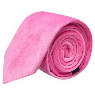 King & Priory Pink Velvet Tie