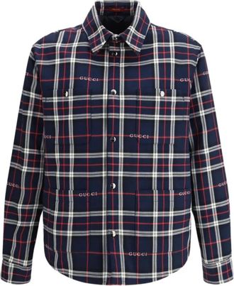 Gucci SPW Jacket - Heren - Zomerjassen - Veelkleurig - M - Katoen - Jassen