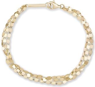 Lana Jewelry 14K Gold 3-Strand Bracelet in 14K Yellow Gold at Nordstrom, Size 7