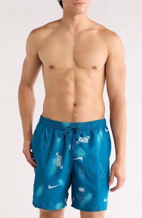Nike 7-Inch Volley Swim Trunks in Green Abyss at Nordstrom Rack, Size Xx-Large