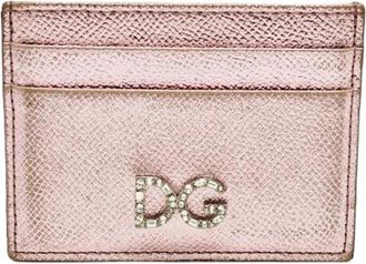 Dolce & Gabbana Pre-owned Leather Wallet - Dames - Vintage Accessoires - Roze - ONE Size - Leer - Vintage