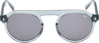Abercrombie & Fitch 49mm Pilot Sunglasses in Blue/Other /Blue at Nordstrom