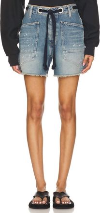 Free People Moxie Short In Timeless Blue