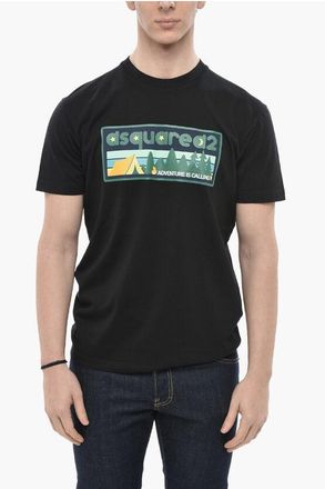 Dsquared2 Crew Neck T-Shirt COOL FIT Printed on the Front size Xxl