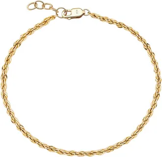 Made by Mary French Rope Chain Bracelet in Gold Filled at Nordstrom, Size 7