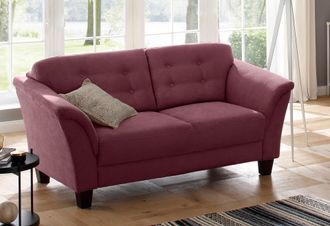 HOME AFFAIRE 3-Sitzer »Trondheim« mit Federkern, Knopfheftung im Rücken, Füsse Buche