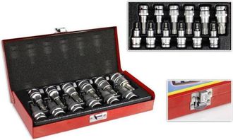 Trade Shop Trade Shop - Juego De 13 Pzs De Vaso Torx Para Taladros Destornilladores Hasta T80