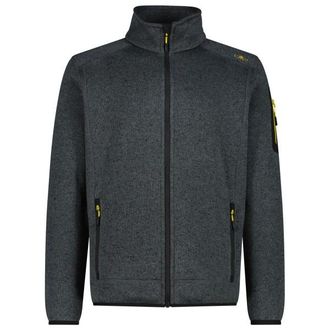 F.lli Campagnolo Jacket Jacquard Knitted 3H60747N Fleecejacke f&uuml;r Herren | grau