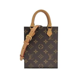 Louis Vuitton Pre-owned Petit Sac Plat Monogram Tas - Dames - Pre-owned - Bruin - Maat: ONE Size