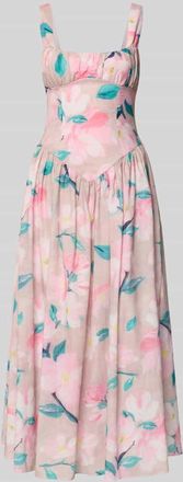 Bardot Bardot Midikleid im Allover-Look Modell CARTIA in Rose, Gr&ouml;&szlig;e 34