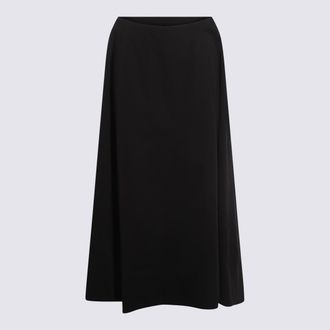 Balenciaga Black Cotton Skirt