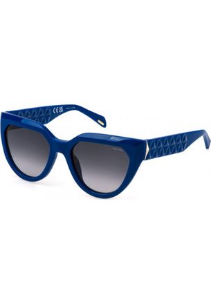 Police Womens SPLN61 54 0V15 Sunglasses - Blue - One Size