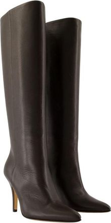 Maison Margiela Womens Leather Heel Boot Black Calfskin