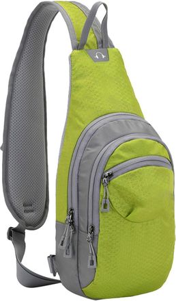 Generic Men Women Outdoor Shoulder Bag Zipper Single Shoulder Crossbody Bag Cycling Sports Bag Chest Bag Mountaineering Travel Small Backpack Small Shoulder B