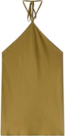Motivi Tops, Dames, Groen, 2Xl, Satijn, Sleeveless Tops
