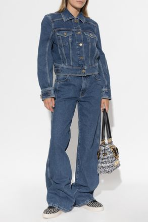 Balmain Denim Jacket, Womens, Blue
