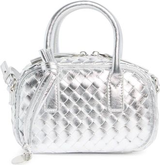 Urban Expression Woven Crossbody Bag in Silver at Nordstrom Rack