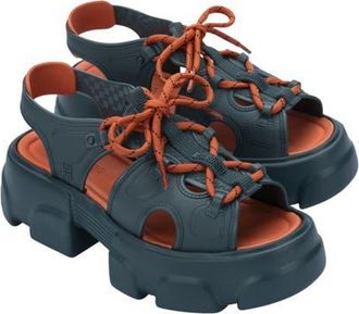Melissa Camp Platform Sandal in Blue/orange at Nordstrom, Size 10