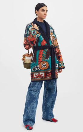 La DoubleJ Philae Cardigan in Multicolor at Nordstrom, Size Medium